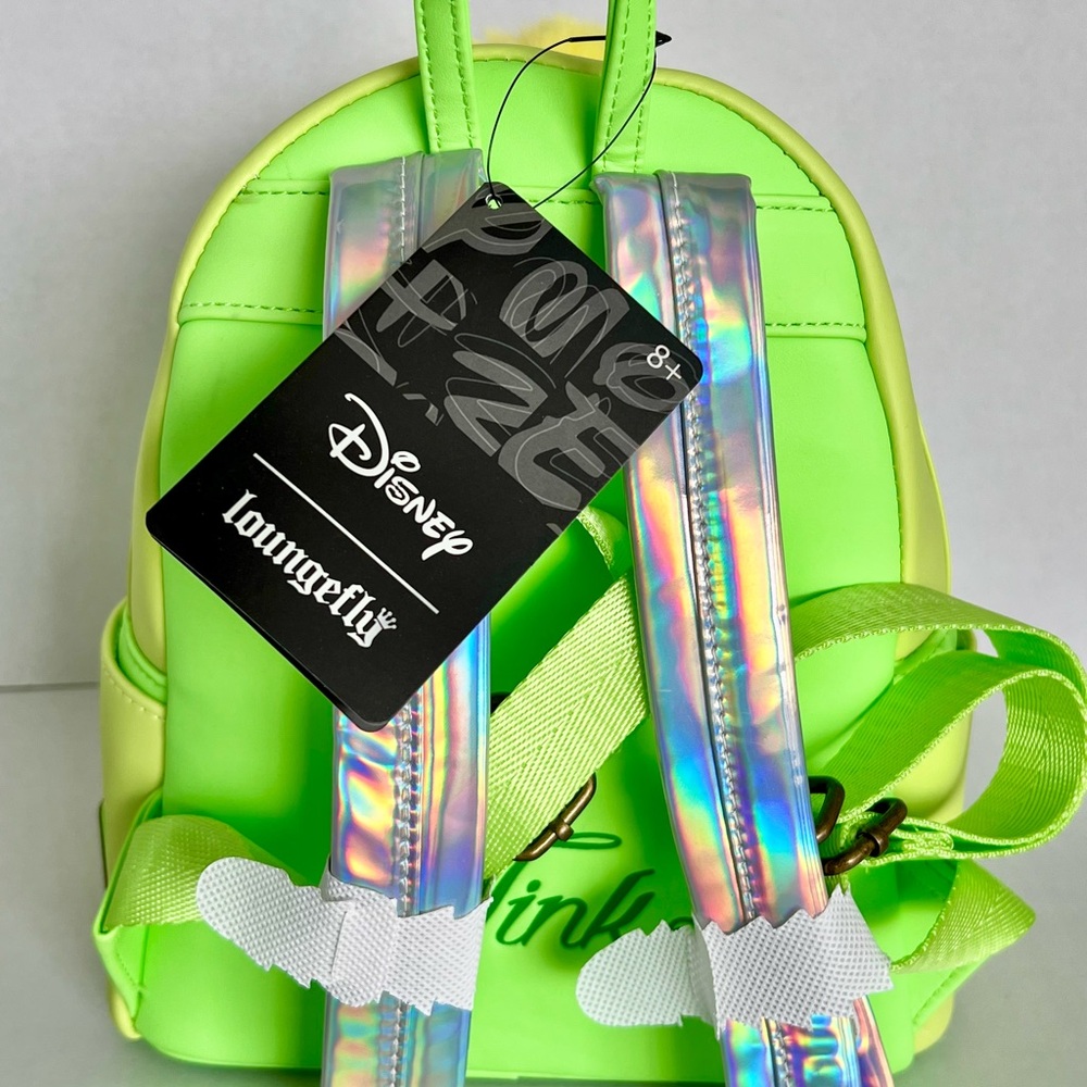 TinkerBell Disney Loungefly Peter Pan Mini Cosplay Backpack NWT Exclusive - Picture 3 of 7